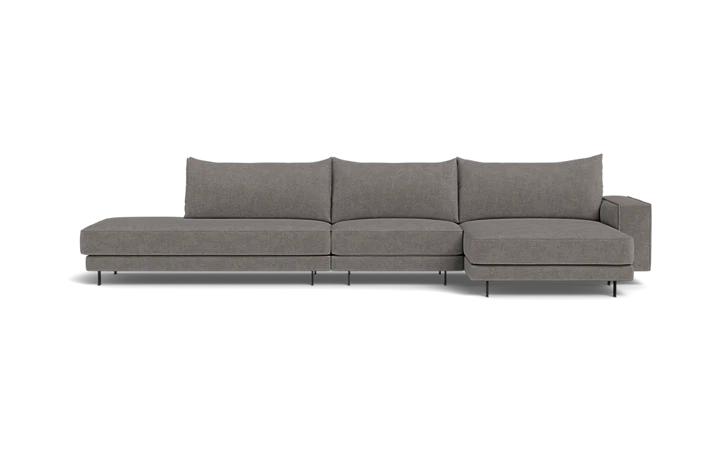 Samba Double Day sofa med chaiselong og open end og Pedro arm